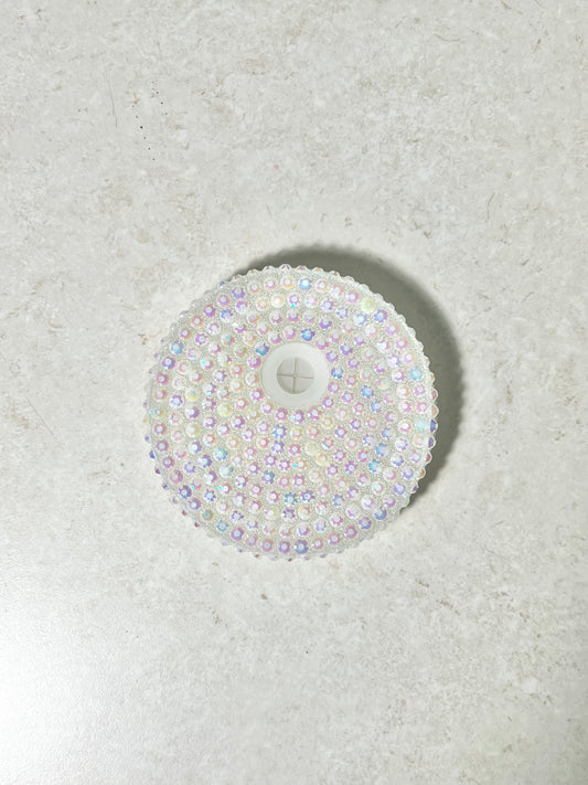 White Sparkle lid