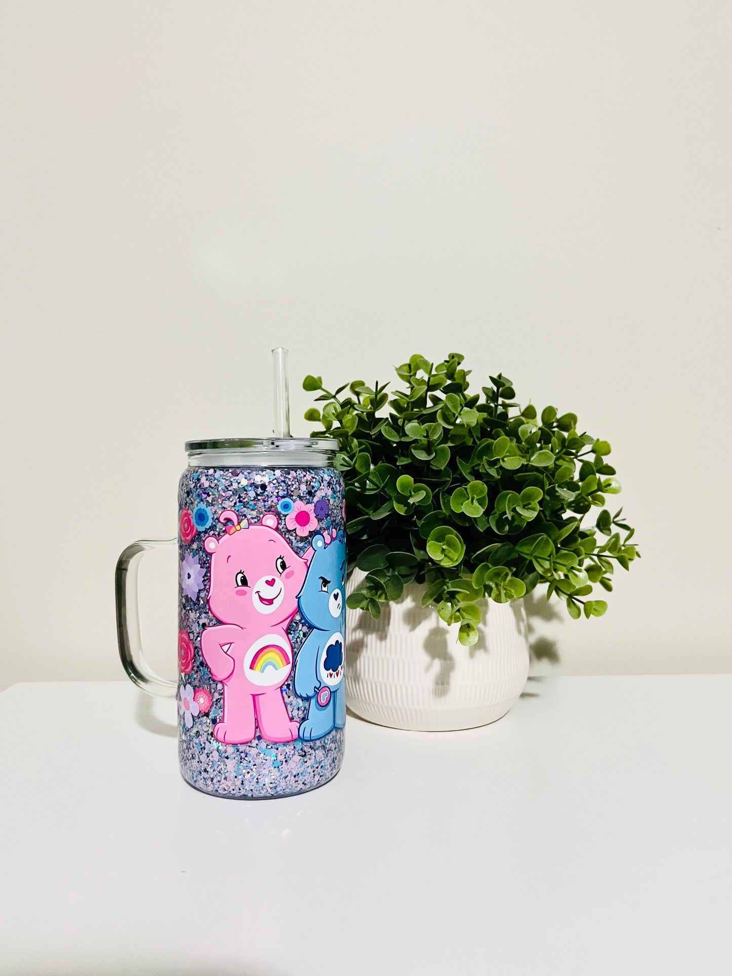 Care Bear Glass Handle